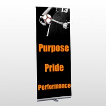 Black 41 Retractable Banner Stand