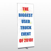 Fireworks 118 Retractable Banner Stand