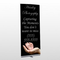 Flower 49 Retractable Banner Stand