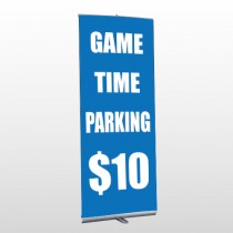 Parking 123 Retractable Banner Stand