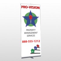 Property Management 363 Retractable Banner Stand