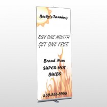Tanning 298 Retractable Banner Stand