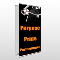 Black 41 Center Pole Banner Stand