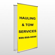 Hauling 127 Center Pole Banner Stand