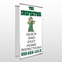 Home Inspector 361 Center Pole Banner Stand