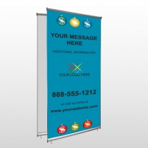 Insurance 176 Center Pole Banner Stand