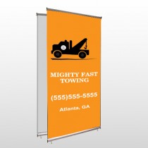 Mighty 128 Center Pole Banner Stand