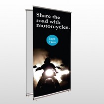Motorcycle 106 Center Pole Banner Stand