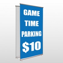 Parking 123 Center Pole Banner Stand