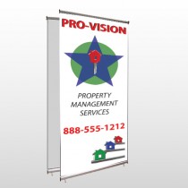 Property Management 363 Center Pole Banner Stand
