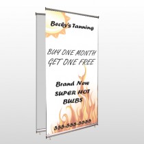 Tanning 298 Center Pole Banner Stand