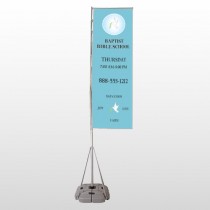  Bible Dove 162 Exterior Flag Banner Stand 