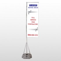 Construction 252 Exterior Flag Banner Stand