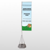 Hunting 301 Exterior Flag Banner Stand