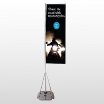 Motorcycle 106 Exterior Flag Banner Stand