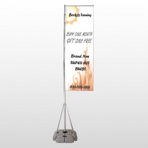 Tanning 298 Exterior Flag Banner Stand