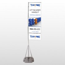 Tax Time 171 Exterior Flag Banner Stand