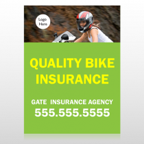 Bike Insurance 110 Custom Sign