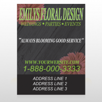 Black and Floral 496 Custom Decal