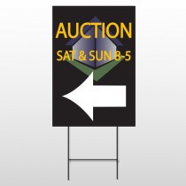 Auction Corner 650 Wire Frame Sign