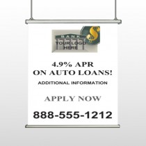 Auto Loan 173 Hanging Banner