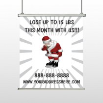 Health Santa 402 Hanging Banner