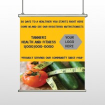 Healthy Tomato 404 Hanging Banner