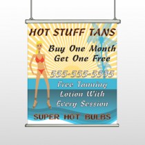 Hot Beach Tan 299 Hanging Banner