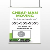 Moving 121 Hanging Banner