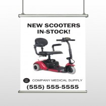 New Scooter 100 Hanging Banner