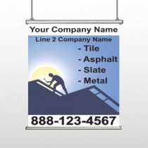 Roofing 258 Hanging Banner