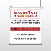 Sporting Goods 528 Hanging Banner