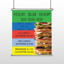 Sandwich 375 Hanging Banner