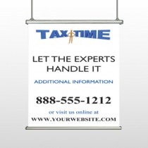 Tax Time 171 Hanging Banner