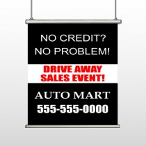 Auto Mart 114 Hanging Banner