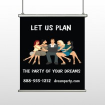 Party Planning 519 Hanging Banner
