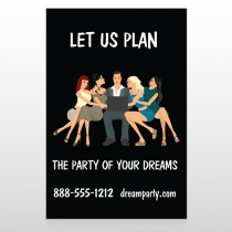 Party Planning 519 Custom Sign