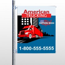 American Truck 295 Pole Banner