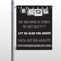 Blog Line 430 Pole Banner