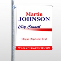 City Council 310 Pole Banner