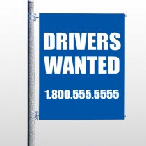 Drivers Wanted 314 Pole Banner