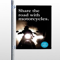 Motorcycle 106 Pole Banner