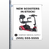 New Scooter 100 Pole Banner