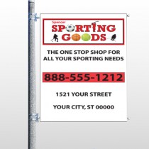 Sporting Goods 528 Pole Banner