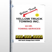 Towing 125 Pole Banner