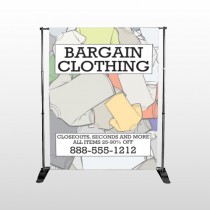 Bargain Bin 532 Pocket Banner Stand