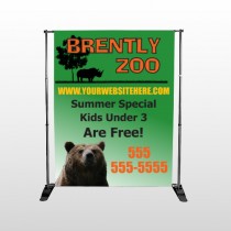 Bear Zoo 302 Pocket Banner Stand