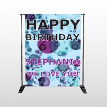 Birthday Dots 16 Pocket Banner Stand