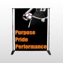 Black 41 Pocket Banner Stand