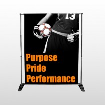 Black 53 Pocket Banner Stand